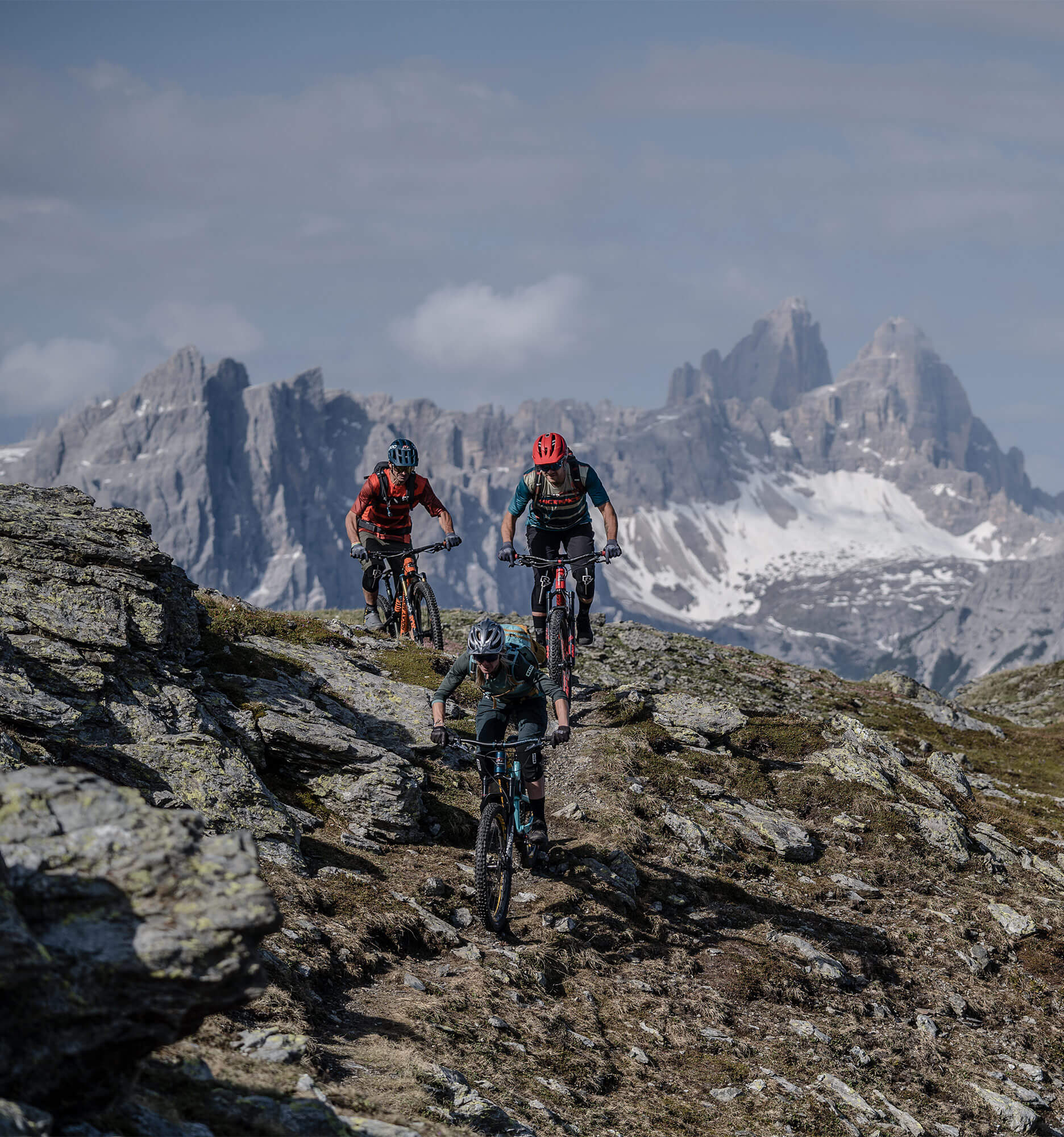 In bicicletta nelle Dolomiti di Sesto