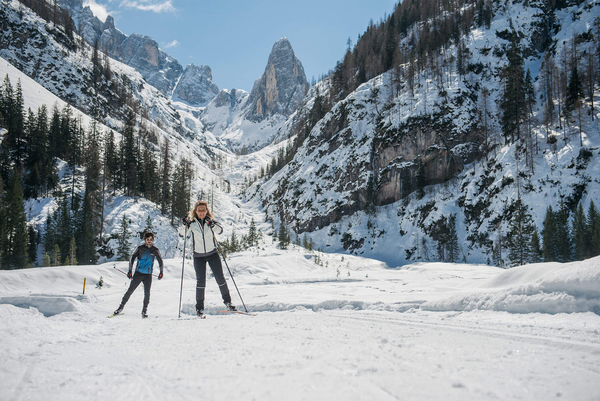 Langlaufen im Fischleintal